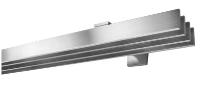 Schiene für Flächenvorhang - Wandmontage